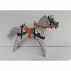 C0314 CABALLO ENJAEZADO GRIS