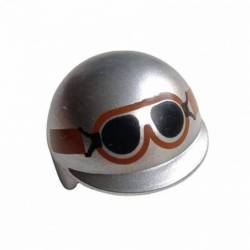 AJ6401 CASCO RETRO GRIS G02