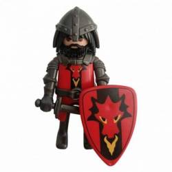 Playmobil chevalier dragon rouge