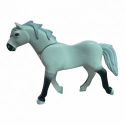 B0514 CABALLO MUSTANG BLANCO