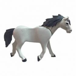 E0205 CABALLO MUSTANG BLANCO